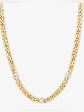 Melinda Maria Julian Triple Diamond 16” Necklace